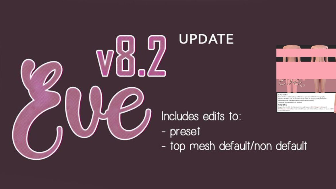 EVEv7 Body preset SKIN DETAILS nipple