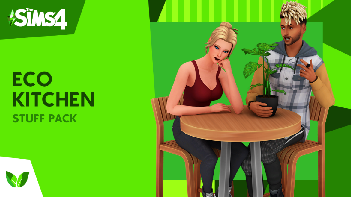 The Sims 4 Eco Kitchen Stuff - Custom Stuff Pack
