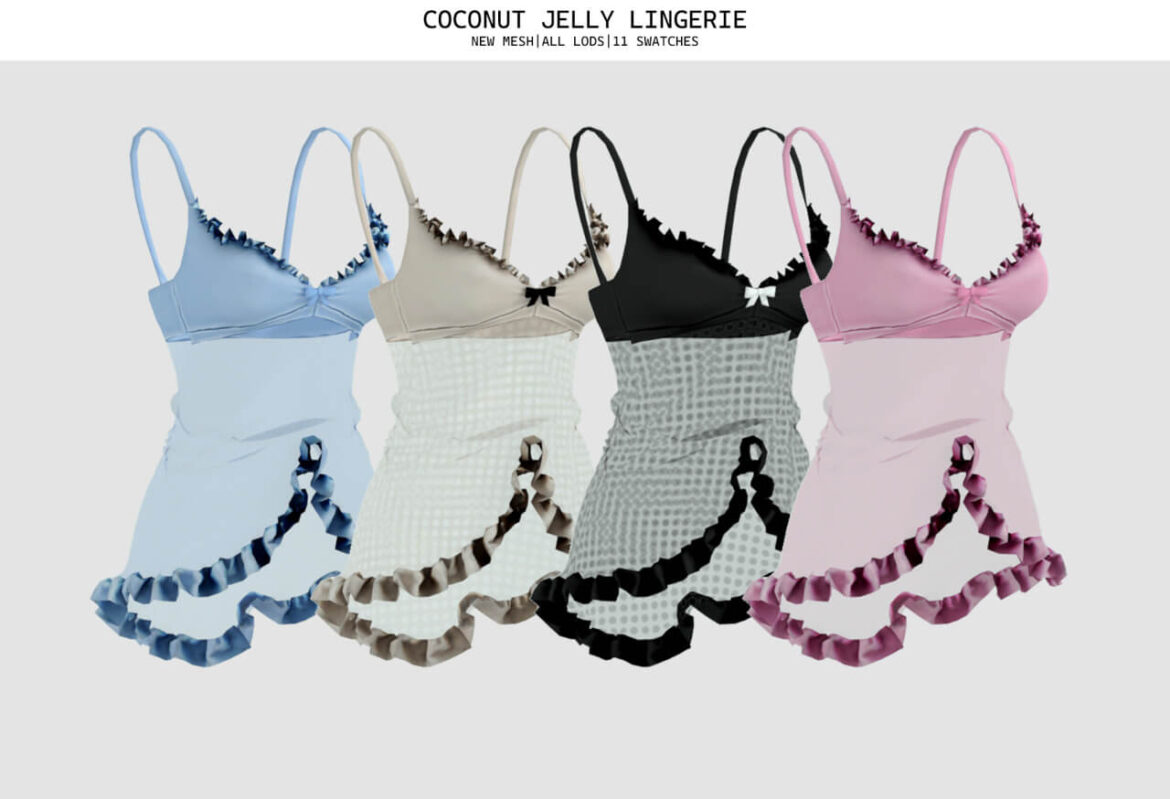 BUNNY ♡ COCONUT JELLY LINGERIE
