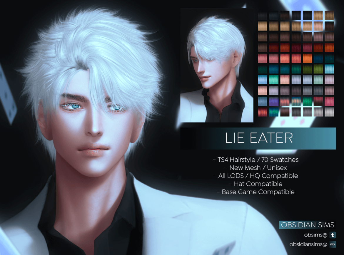LIE EATER HAIRSTYLE New mesh