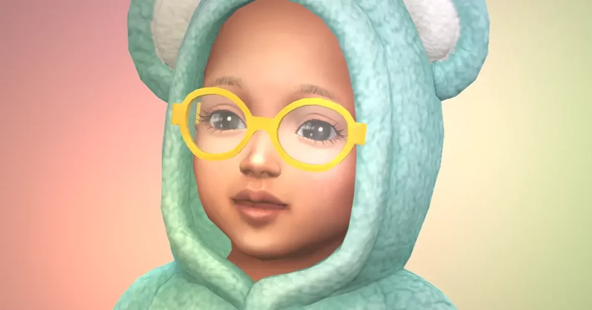 3D Lashes for Infants (Skin Detail Version)