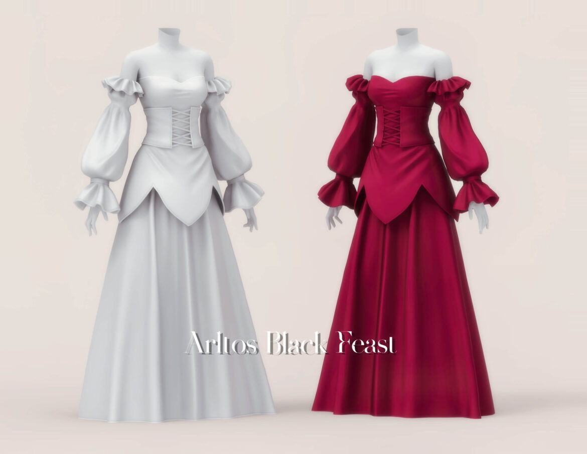 Black Feast dress OVERVIEW