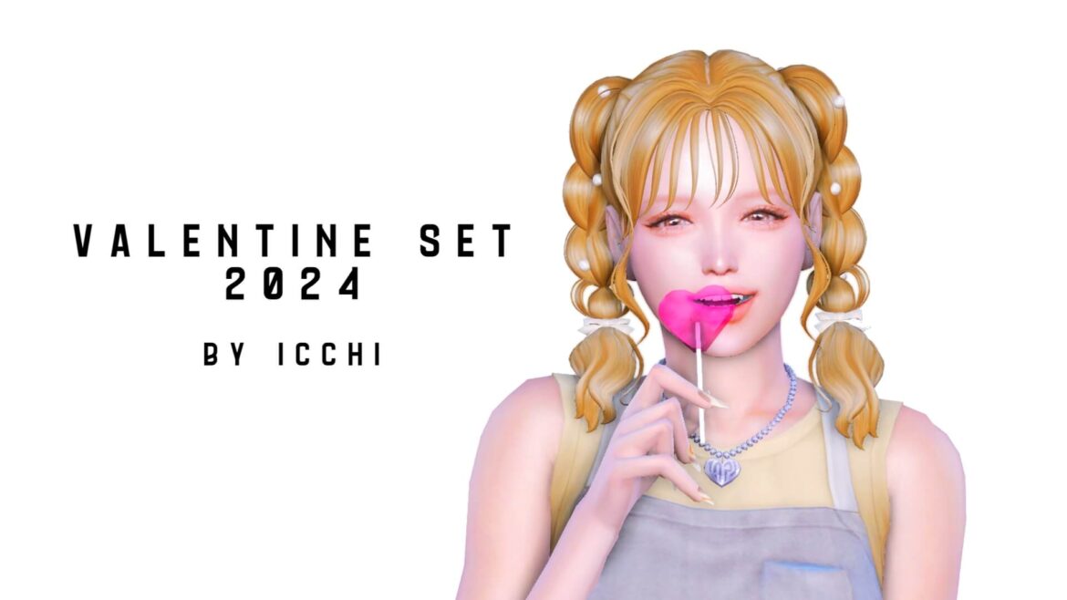 Valentine hair set 2024