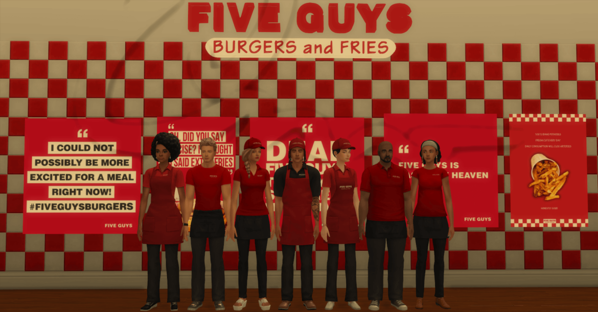 Five Guys Uniform + CAP