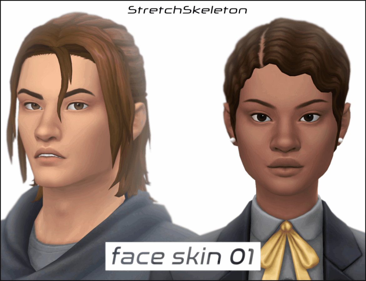 Stretch Skeleton FaceSkin 01